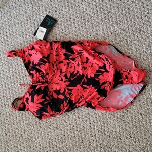Floral bathing suit